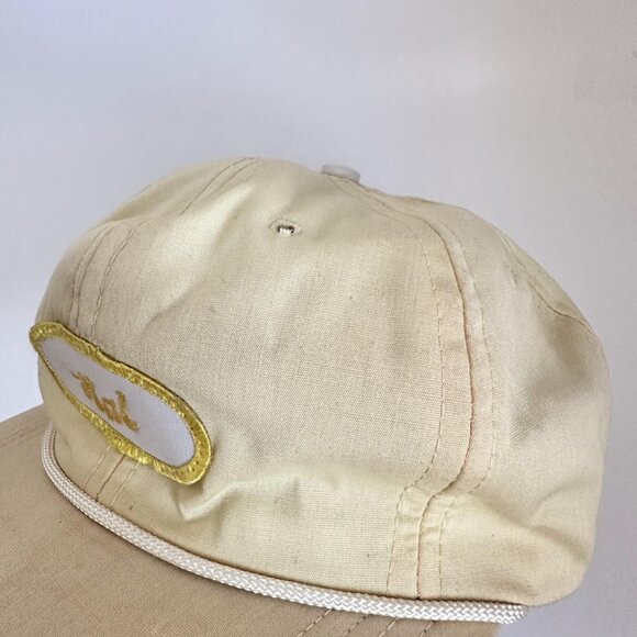 Vintage Hal Cali-Fame Newsboy Cap with Rope Adjustable Strap Hat Made In USA - Picture 14 of 14